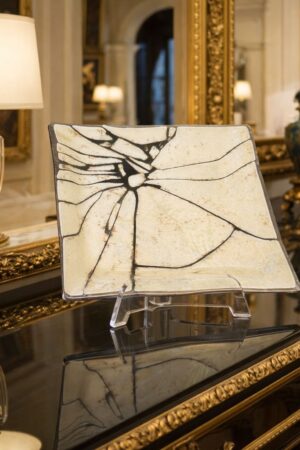 Custom-Made Glass Fused Plates (Set of 4)