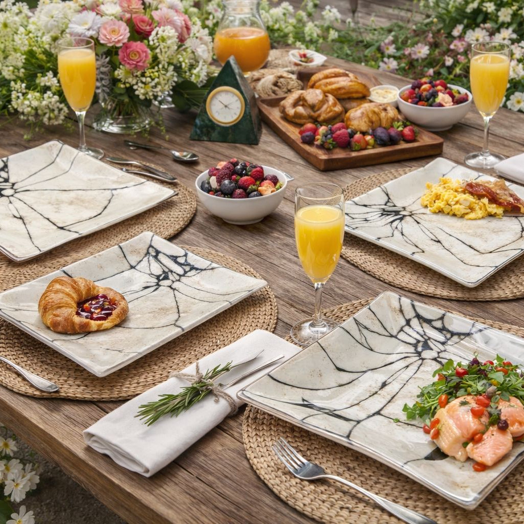 Custom-Made Glass Fused Plates (Set of 4) - Image 2