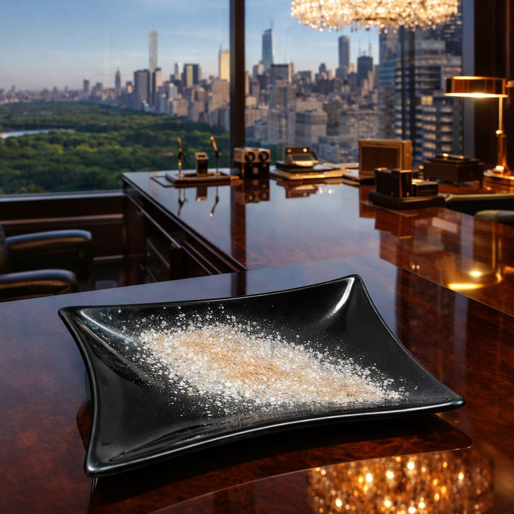 Custom-Made Glass Fused Small Rectangle Tray