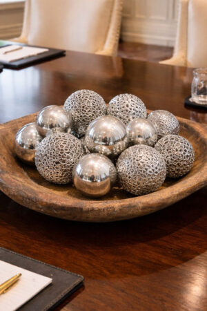 Hand-Carved Wooden Bowl