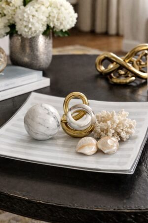 Hand-made Square Glass Platter